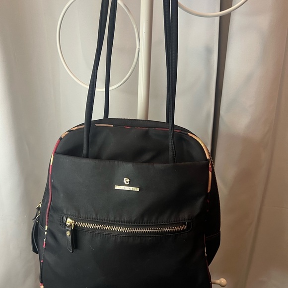 Spartina 449 Black Evie Armada Convertible Backpack - Picture 5 of 16